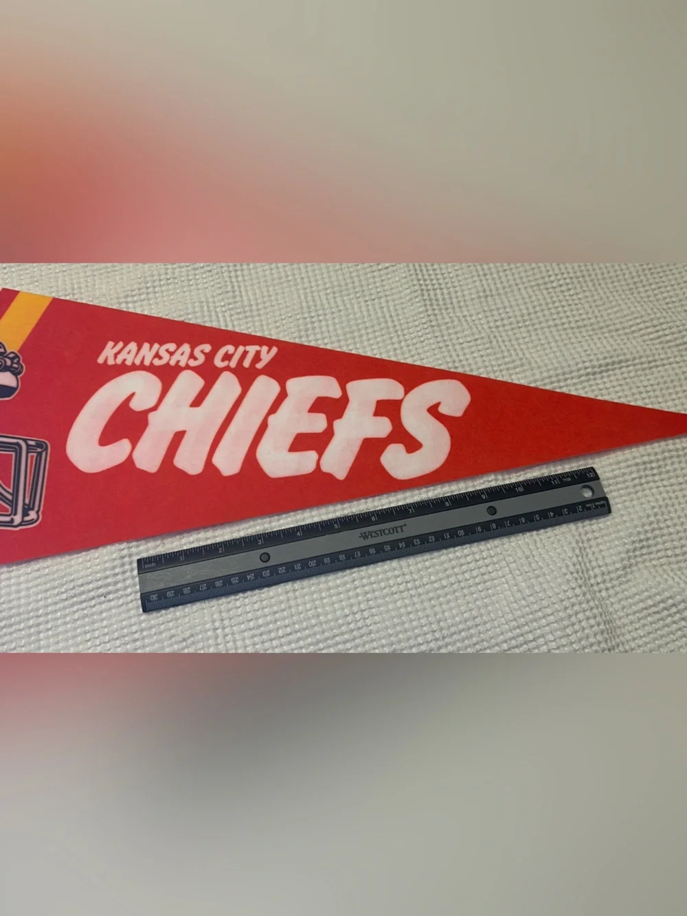 Kansas City Chiefs Throwback Vintage Retro Pennant Vintage Wincraft